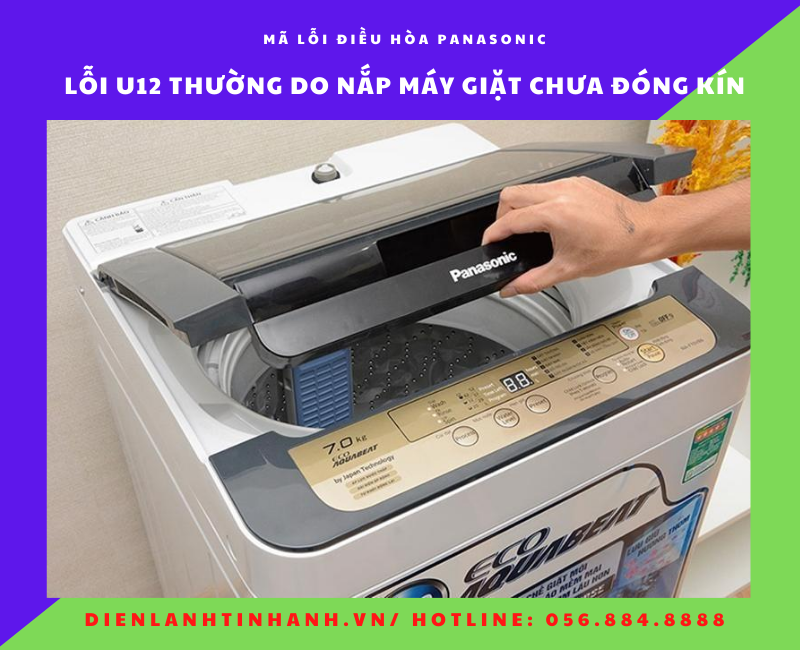 mã lỗi máy giặt Panasonic U12