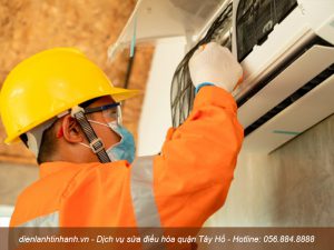 Sửa điều hòa quận Tây Hồ - điện lạnh tịnh anh