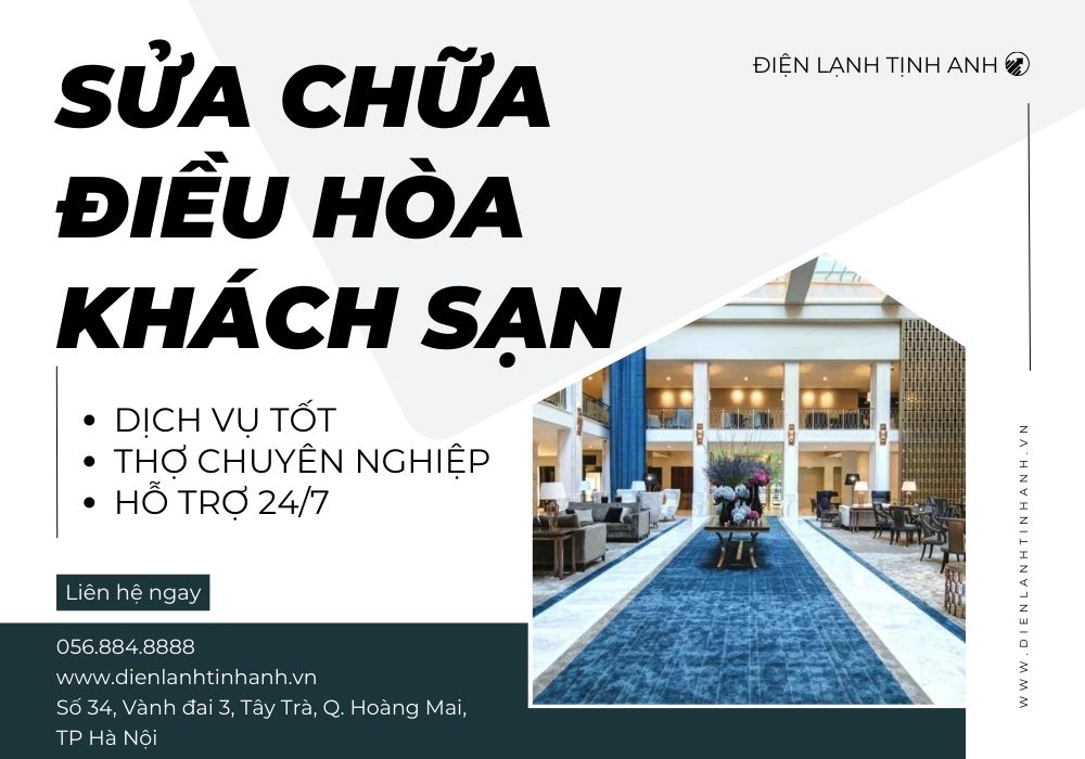 Sửa chữa điều hòa khách sạn 3