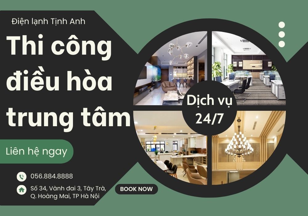 Thi công điều hòa trung tâm 1