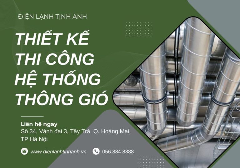 Thiết kế thi công hệ thống thông gió - dienlanhtinhanh.com 1