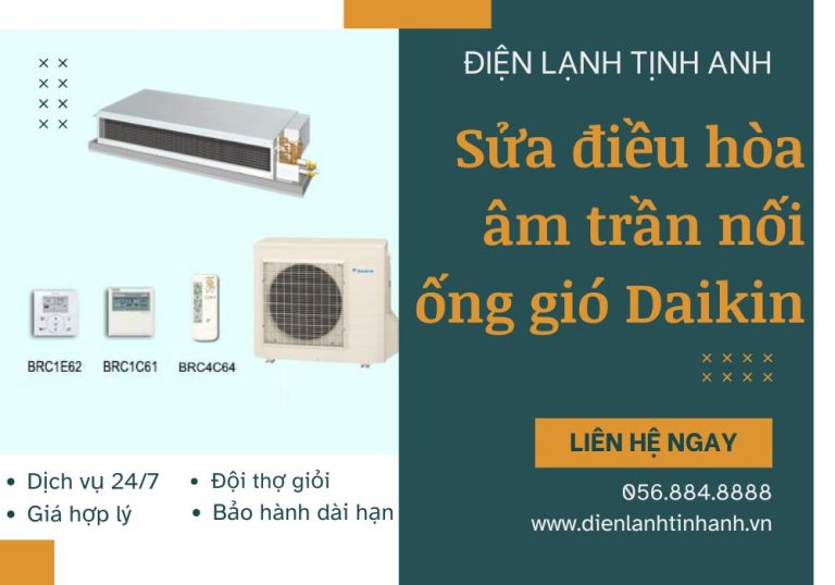 Sửa điều hòa âm trần nối ống gió Daikin - dienlanhtinhanh.com 1